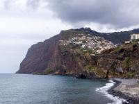 Blick die Küste entlang zum Cabo Girão - Câmara de Lobos
